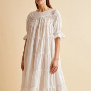 White Merlette Paradis Dress